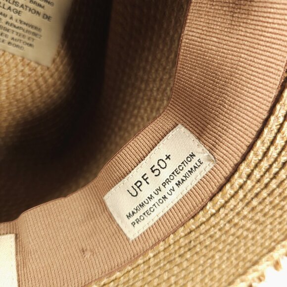 ERIC JAVITS  Squishee Corfu Straw Hat Pompom UPF 50+ One Size - Picture 8 of 10